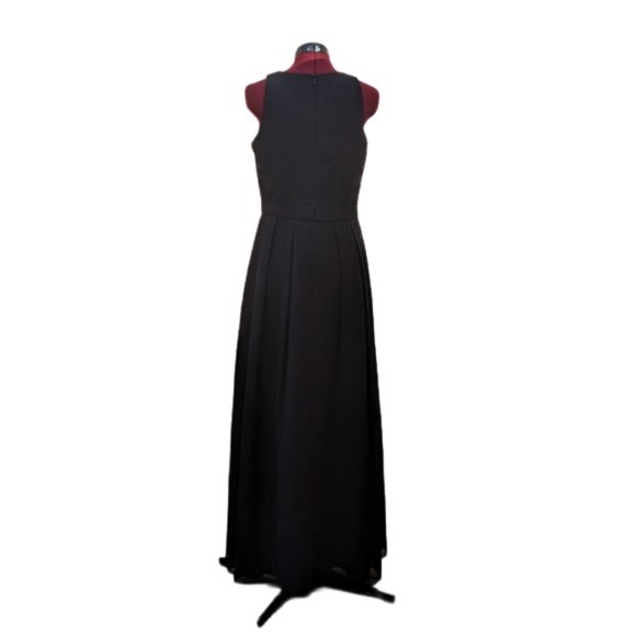 Bill Levkoff Black Chiffon Gown - Sz 10 - EUC - Picture 3 of 4